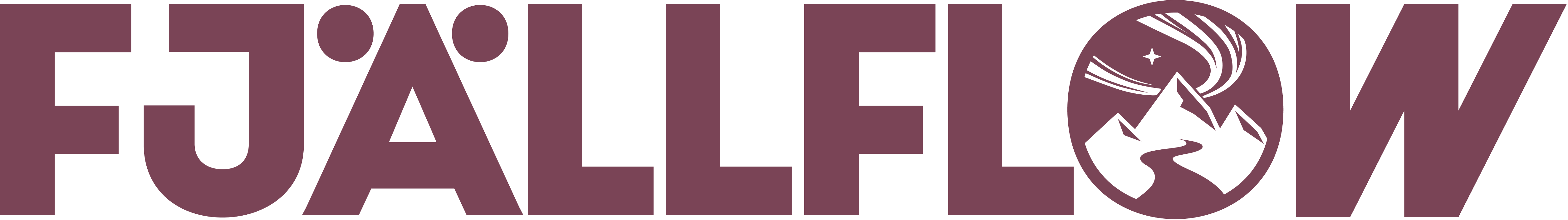 Fjällflow logga liggande